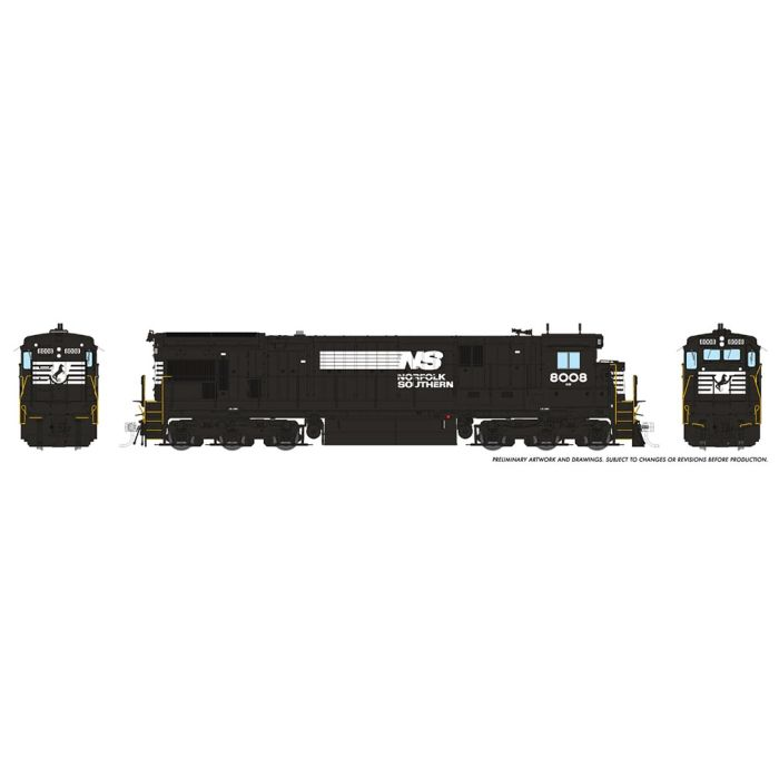 Rapido Trains 042527 HO NS C30-7 Diesel Locomotive #8032 - DC/DCC/Sound