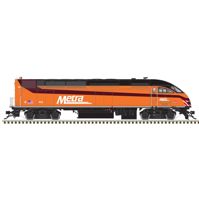 Atlas 10004149 HO Metra Silver MP-36 Diesel Locomotive #405 LN/Box