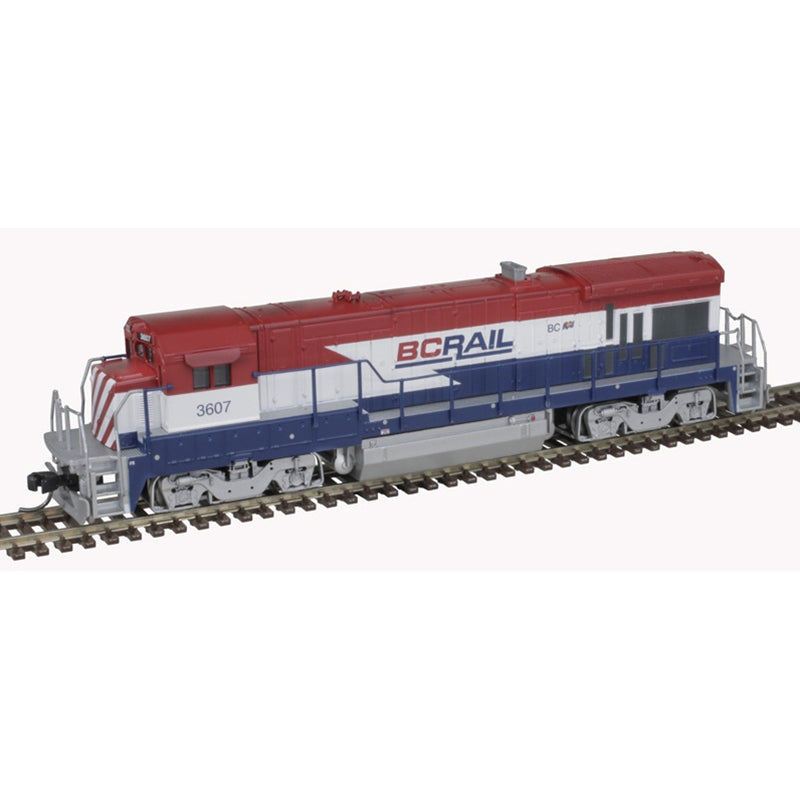 Atlas 40005447 N BC Rail B36-7 Low Nose Diesel Locomotive w/Ditch Lights #3613