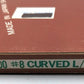 Shinohara Track HO N100 #8 Curved L/H Single Track
