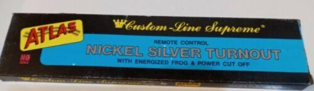 Atlas 274 HO NO 6 Nickel Silver Righthand Switch Turnout
