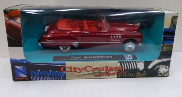 New Ray 48684 1:43 City Cruiser Collection Red 1949 Buick Roadmaster DieCast Car