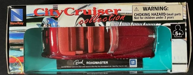New Ray 48684 1:43 City Cruiser Collection Red 1949 Buick Roadmaster DieCast Car