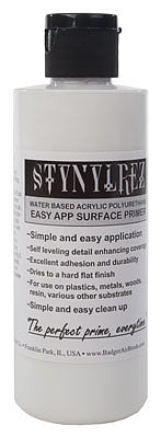 Modelflex Railroad Colors 401 White Stynylrez Acrylic Primer - 4 oz. Bottle