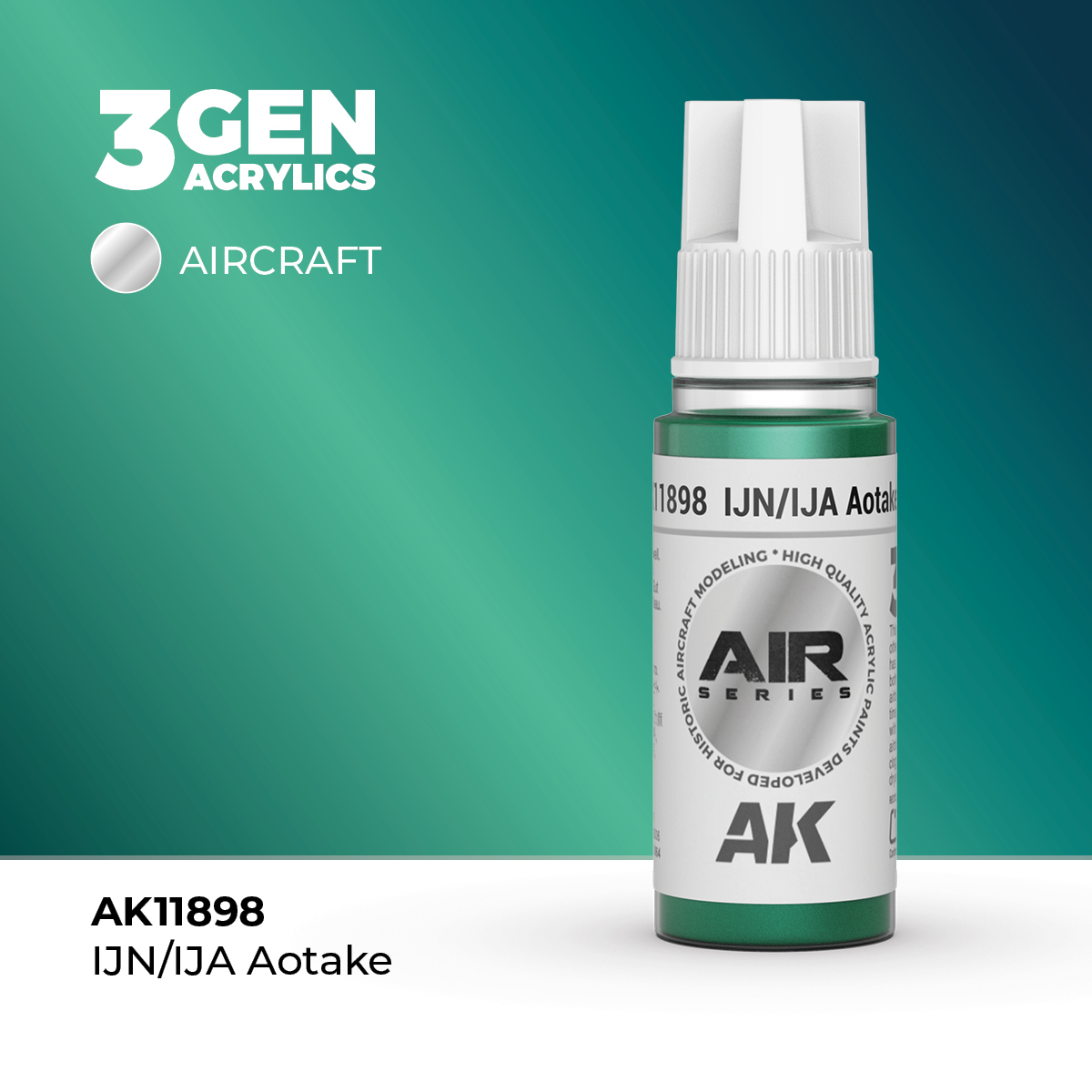 AK Interactive AK11898 Air Series IJN/IJA Aotake 17 ml Paint Bottle