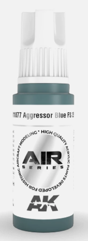 AK Interactive AK11877 Air Series Aggressor Blue FS 35109 17 ml Paint Bottle