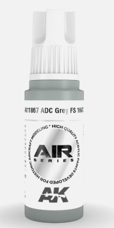 AK Interactive AK11867 Air Series ADC Grey FS 16473 17 ml Paint Bottle