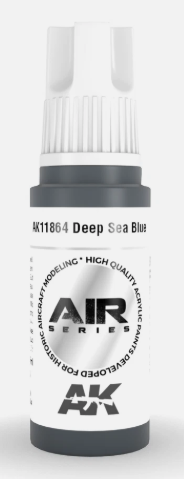 AK Interactive AK11864 Air Series Deep Sea Blue 17 ml Paint Bottle