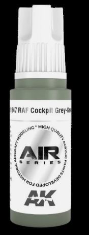 AK Interactive AK11847 Air Series RAF Grey-Green 17 ml Paint Bottle