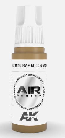 AK Interactive AK11846 Air Series RAF Middle Stone 17 ml Paint Bottle