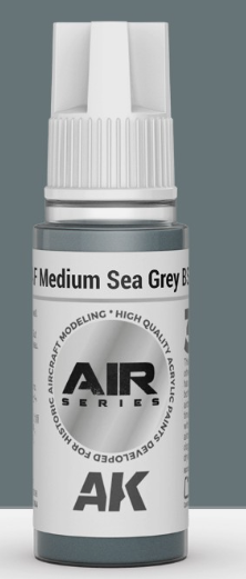 AK Interactive AK11843 RAF Medium Sea Grey BS381C/637 17 ml Paint Bottle