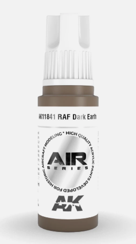 AK Interactive AK11841 Air Series RAF Dark Earth 17 ml Paint Bottle