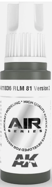 AK Interactive AK11836 Air Series RLM 81 Version 2 17 ml Paint Bottle