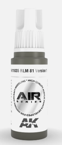 AK Interactive AK11835 Air Series RLM 81 Version 1 17 ml Paint Bottle