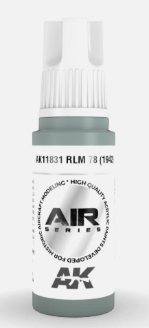 AK Interactive AK11831 Air Series RLM 78 (1942) 17 ml Paint Bottle