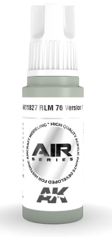 AK Interactive AK11827 Air Series RLM 76 Version 1 17 ml Paint Bottle