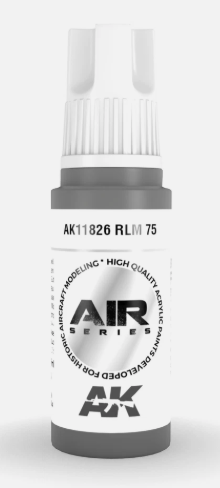 AK Interactive AK11826 Air Series RLM 75 17 ml Paint Bottle