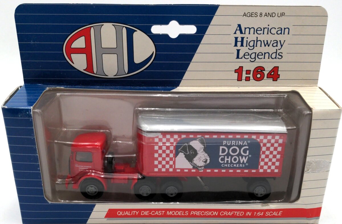 AHL L52107 1:64 Diecast Purina Dog Chow Mack Model CJ Trailer