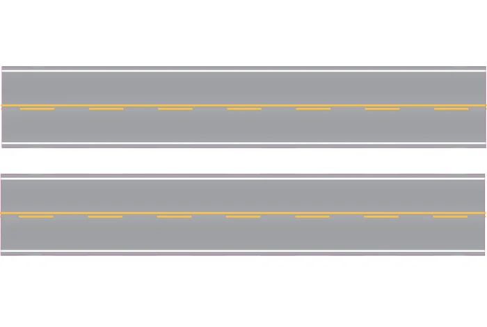 Easy Streets 3253031 N Aged Asphalt 10' Single Passing