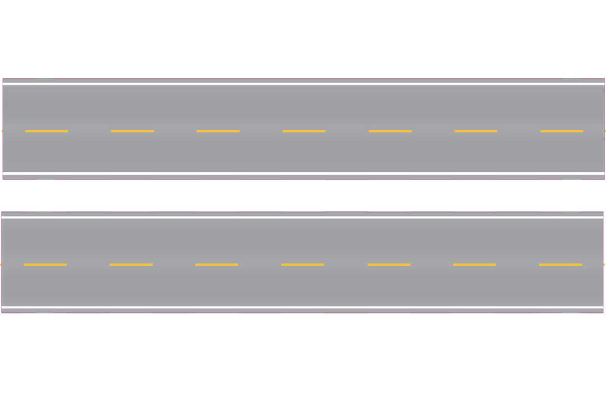 Easy Streets 3253032 N Aged Asphalt 10' Double Passing
