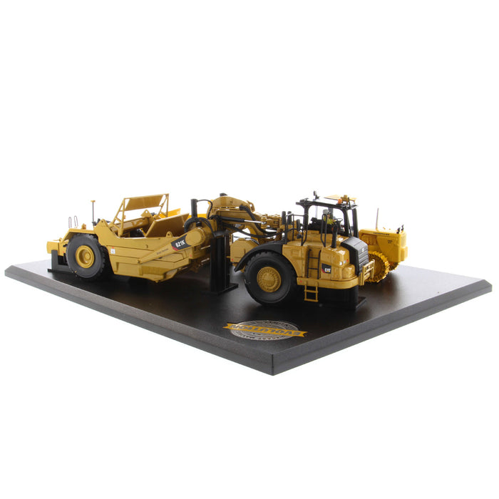 DieCast Masters 85563 1:50 Caterpillar 621K Scraper & Caterpillar No. 70 Scraper
