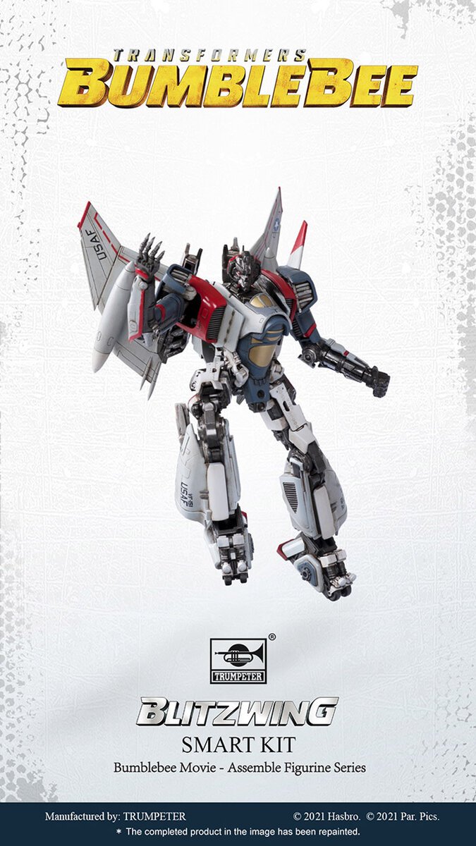Trumpeter 08101 Transformers Bumblebee Blitzwing Plastic Model Kit