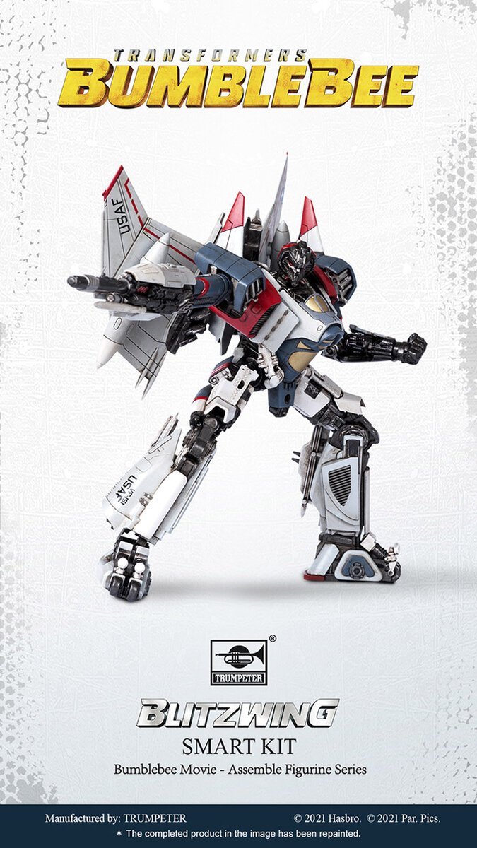 Trumpeter 08101 Transformers Bumblebee Blitzwing Plastic Model Kit