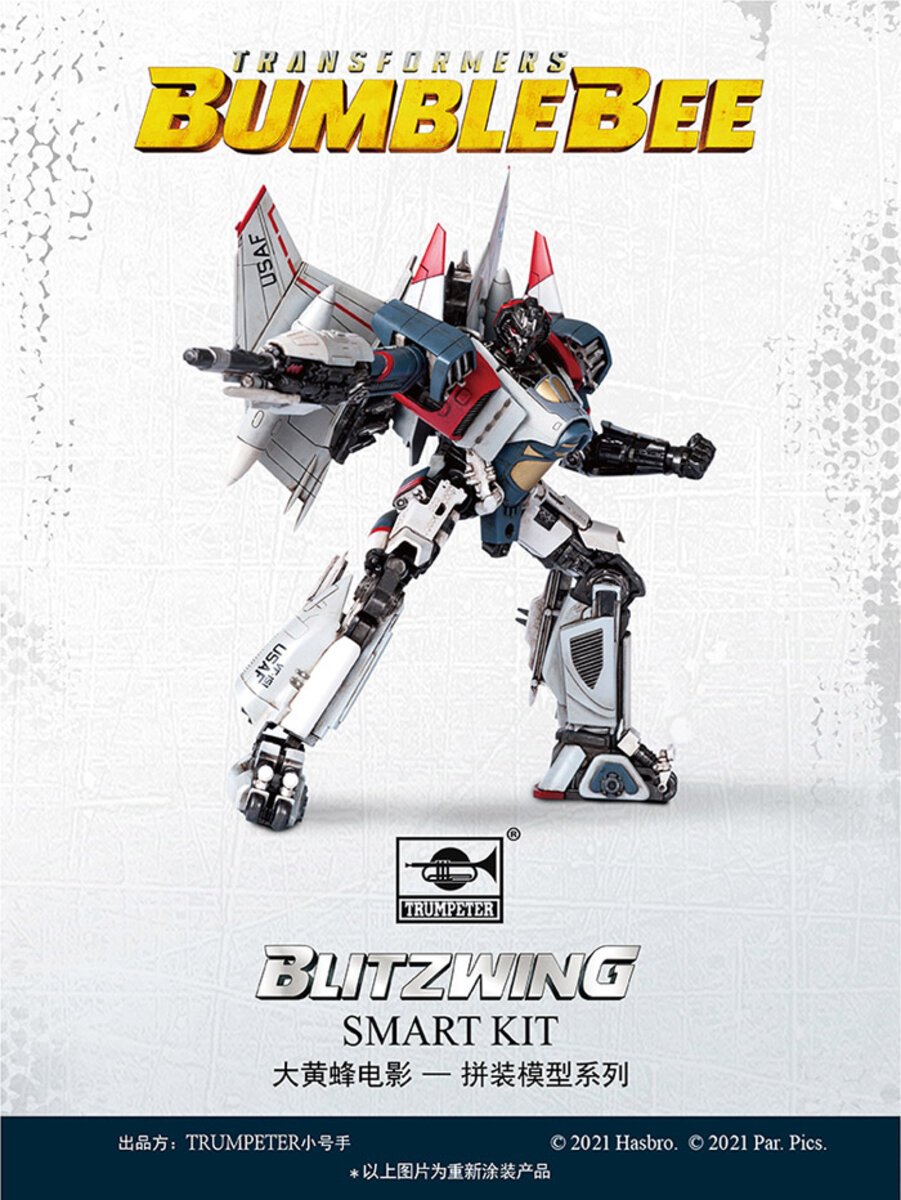 Trumpeter 08101 Transformers Bumblebee Blitzwing Plastic Model Kit