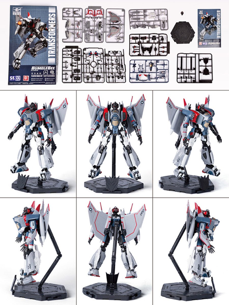 Trumpeter 08101 Transformers Bumblebee Blitzwing Plastic Model Kit