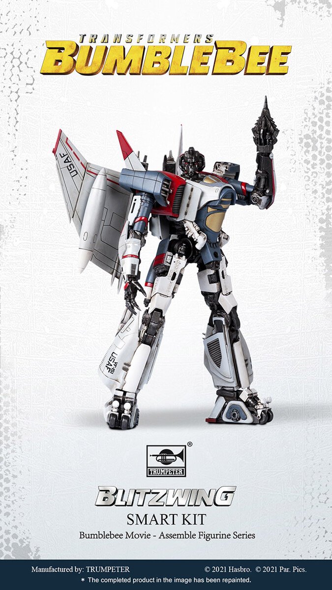 Trumpeter 08101 Transformers Bumblebee Blitzwing Plastic Model Kit
