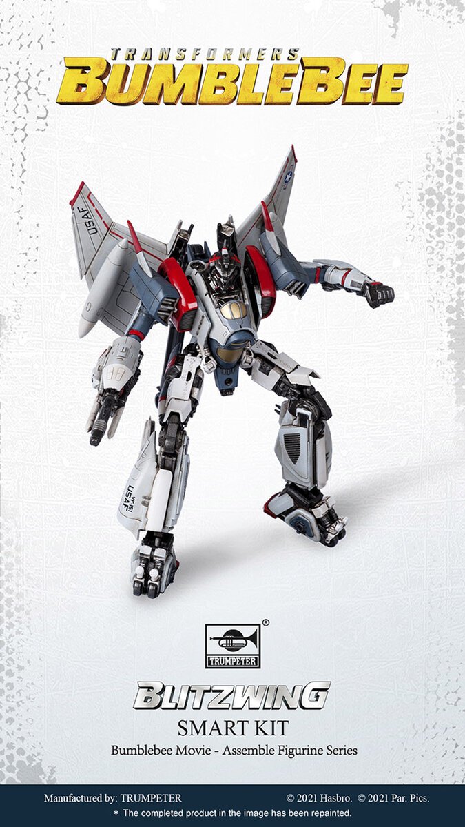 Trumpeter 08101 Transformers Bumblebee Blitzwing Plastic Model Kit
