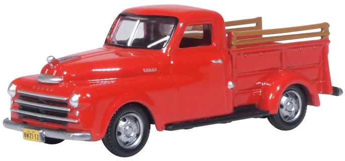 Oxford Diecast 87DP48001 1:87 Red Dodge B-1B Pick Up 1948 Truck