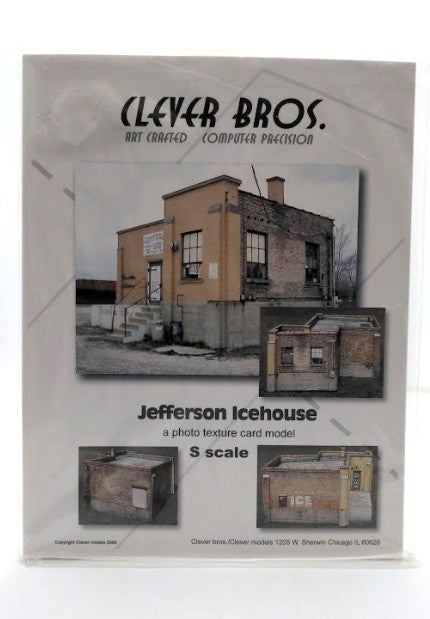 Clever Bros S Scale Jefferson Icehouse Photo Texture Card Model Kit