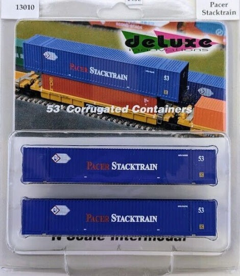 Deluxe Innovations 13010 N Pacer Stacktrain 53'' Corrugated Container(Pack of 2)