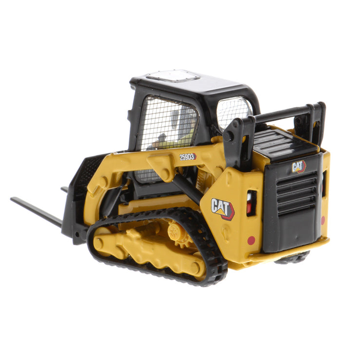 DieCast Masters 85677 1:50 Caterpillar 259D3 Compact Track Loader w/Work Tools