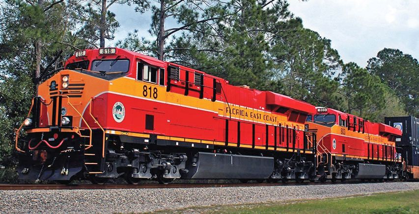 Kato 176-8947-S N FEC GE ES44C4 Diesel Locomotive - DCC & Sound #805