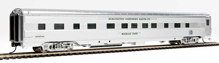 Walthers 920-16254 HO BNSF Marias Pass Lighted 85' PS Regal 4-4-2 Sleeper #64 LN/Box