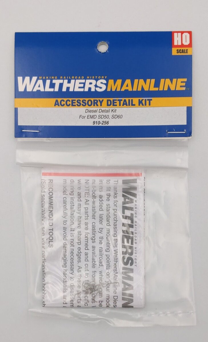 Walthers 910-256 HO EMD SD50/SD60 Diesel Locomotive Detail Kit
