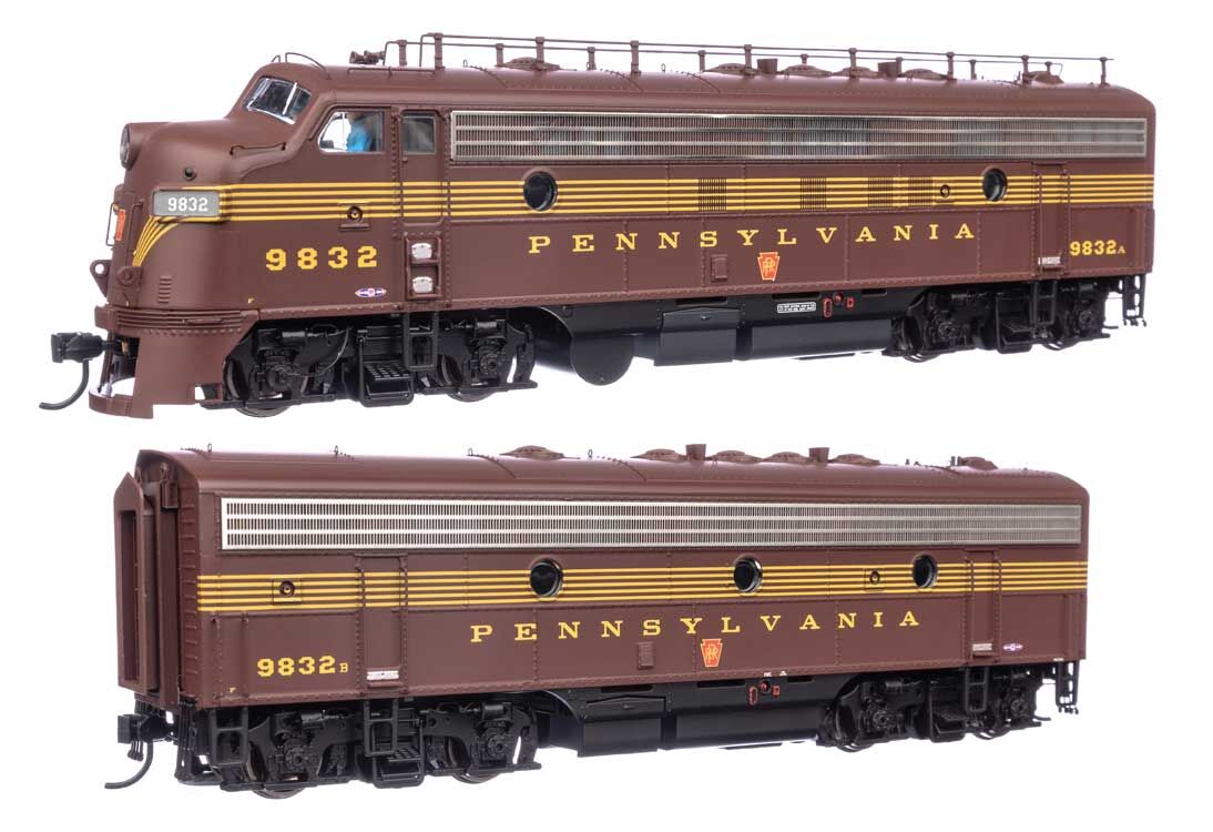 Walthers 920-42536 HO PRR EMD FP7 & F7B Diesel Loco - Sound & DCC #9832A, #9832B