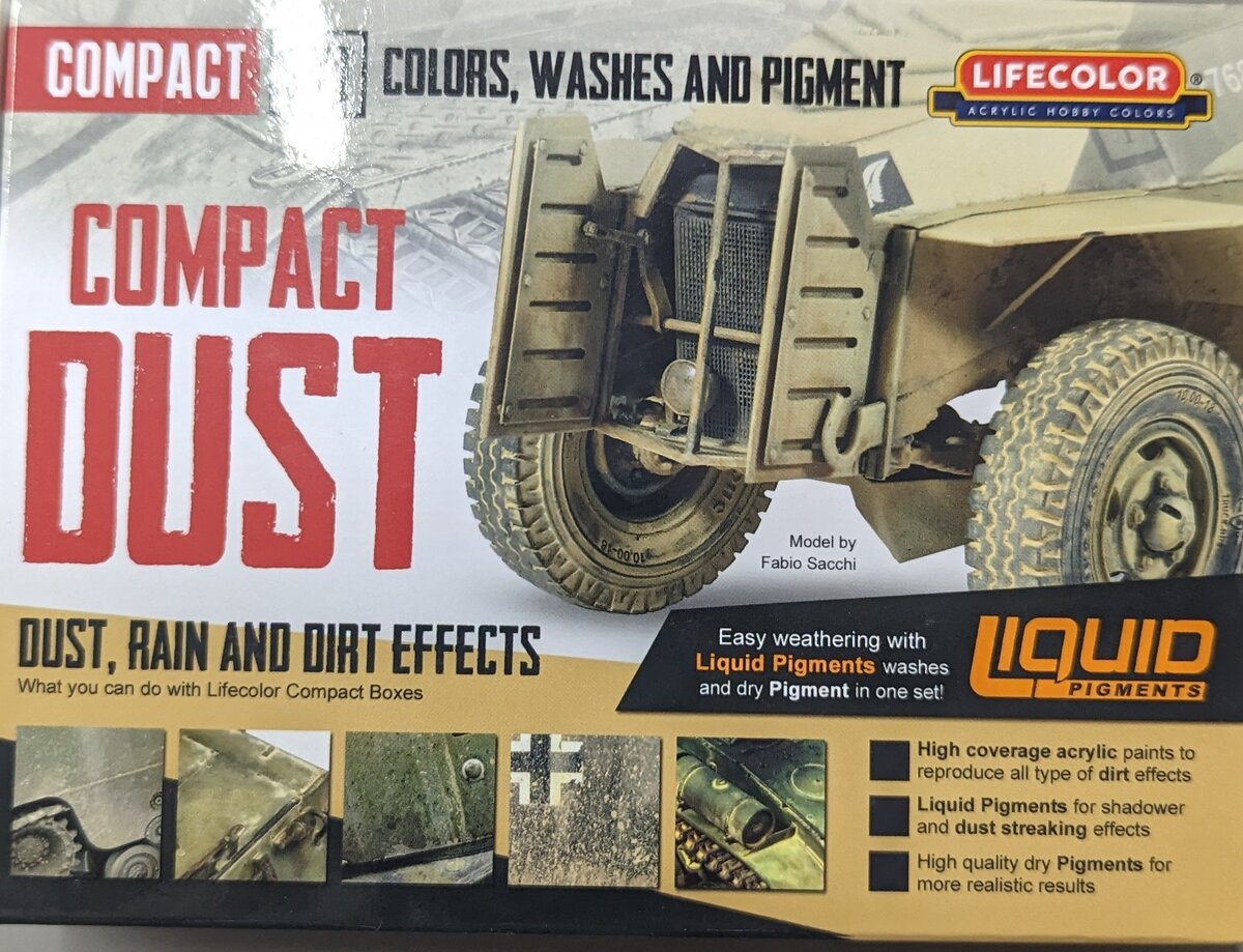LifeColor SPG08 Compact Dust, Rain & Dirt Colors Effects Paint (Pack of 6)
