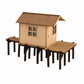 Noch 14262 HO Fisherman’s Hut Building Kit