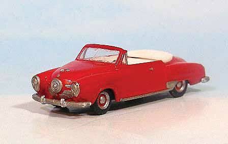 Sylvan Models V-128 HO Undecorated 1951 Studebaker Convertible Car Resin Kit