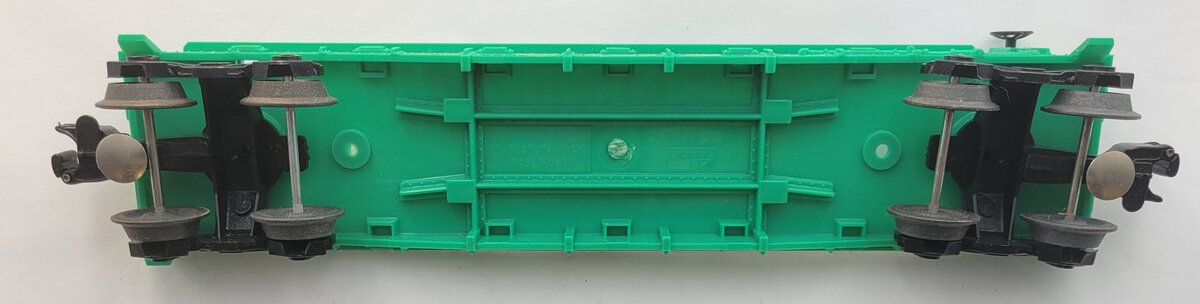 Lionel 6424-11 Green PC Flat Car #9158