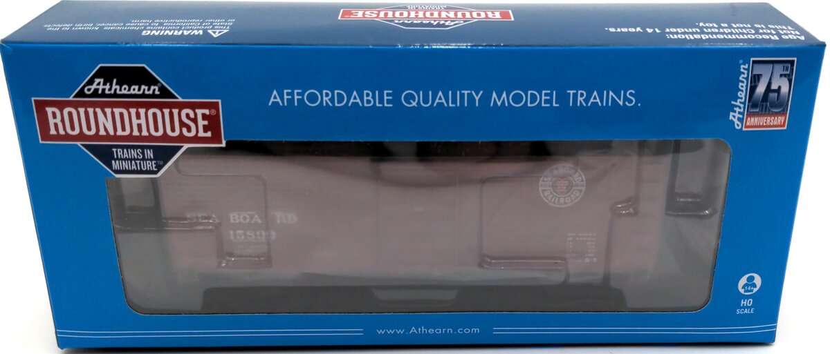 Roundhouse RND85840 HO Seaboard Air Line 40' Single Sheathed Boxcar #15899