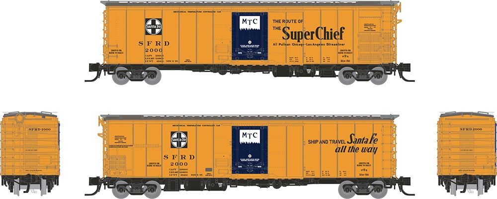 Rapido Trains 561001A N Super Chief Slogan SF RR-56 Mechanical Reefer Single Car