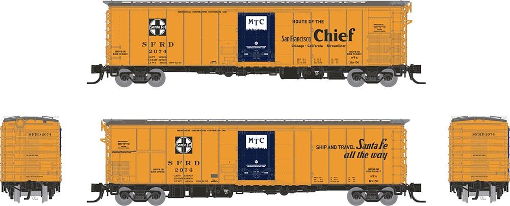 Rapido Trains 561002A N San Francisco Chief Slogan SF RR-56 Mechanical Reefer