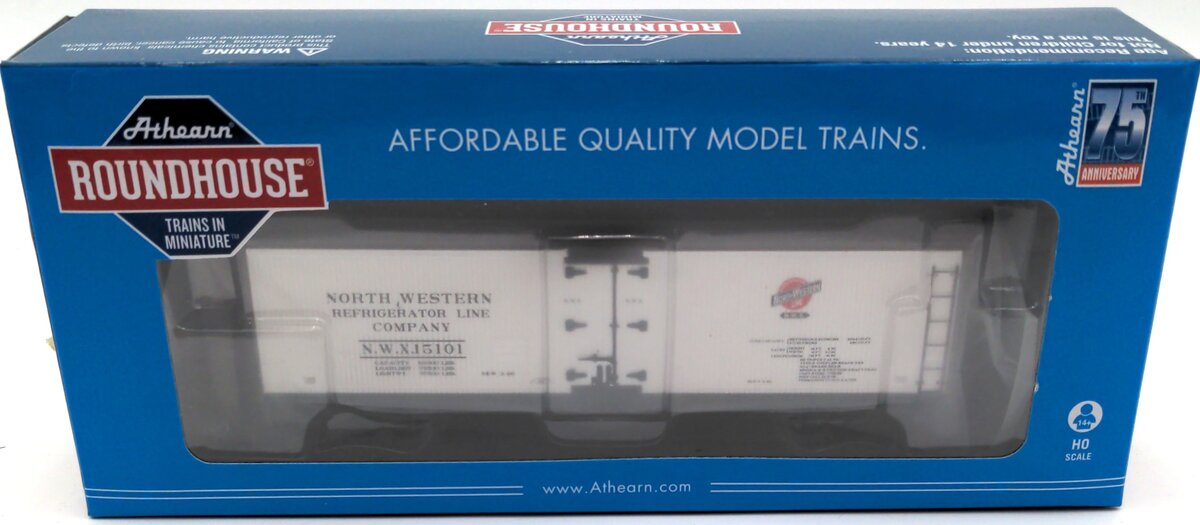 Roundhouse RND98492 HO NWX 40' Wood Reefer #15101
