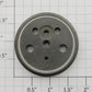 Lionel 18045-617 Plain Commodore Vanderbilt Flanged Driver Wheel with Stripe