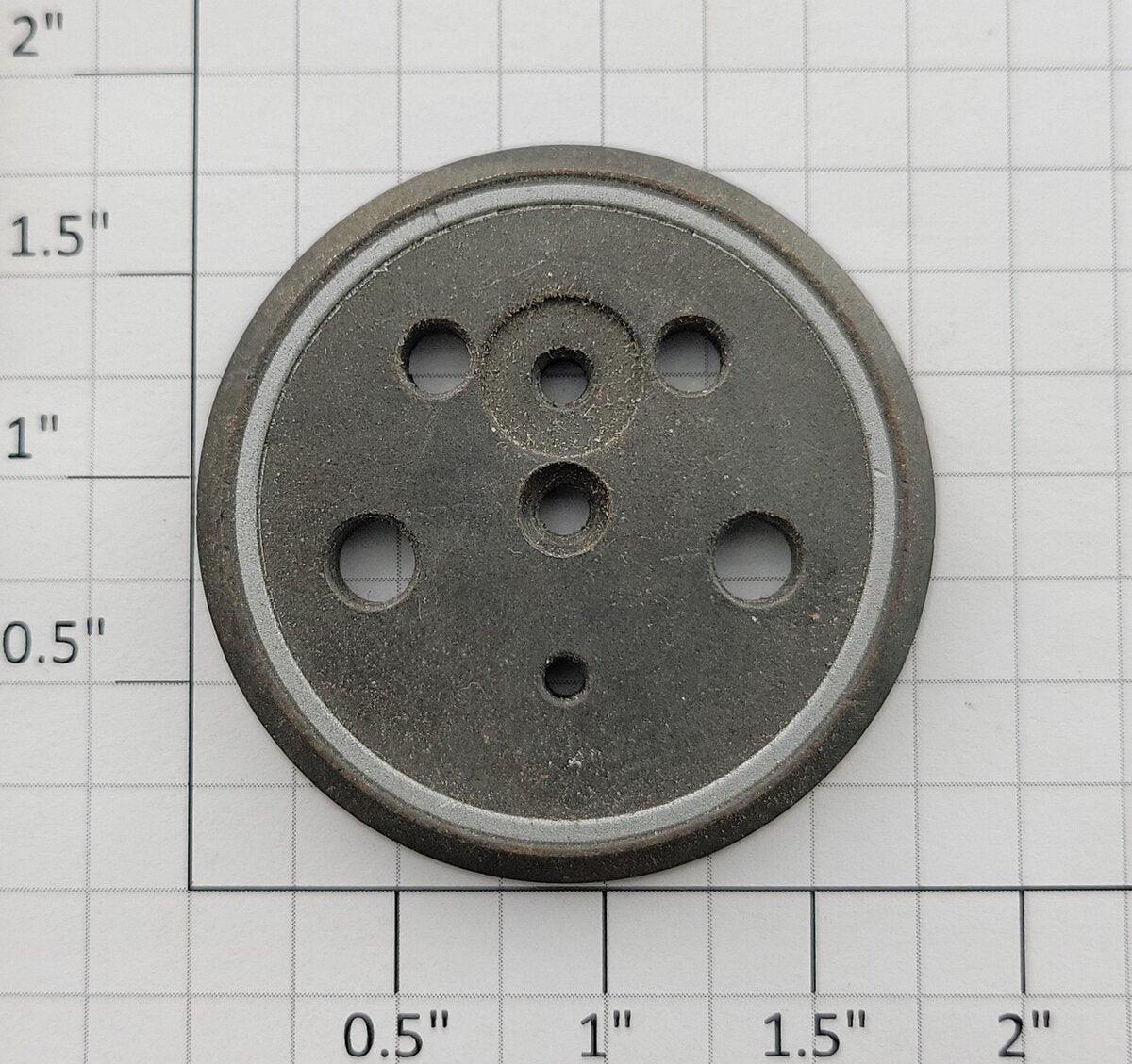 Lionel 18045-617 Plain Commodore Vanderbilt Flanged Driver Wheel with Stripe