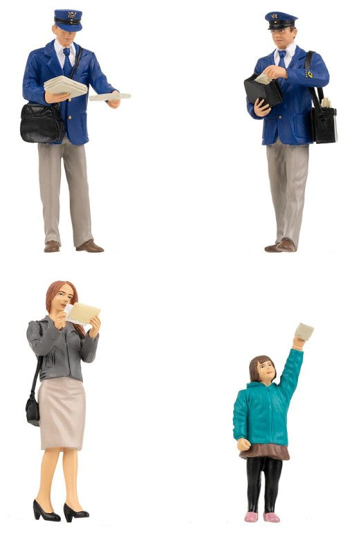 Pola 331516 G At the Post Office Figures (Set of 4)
